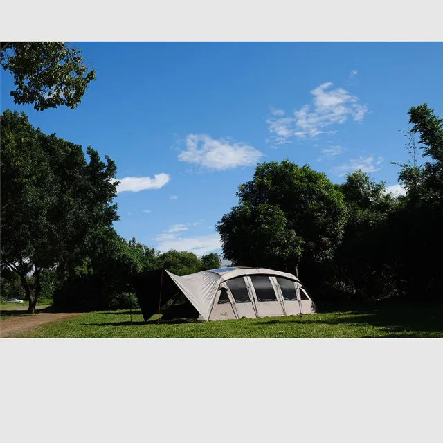 【NUIT 努特】大地之城 黑膠鋁合金 天窗別墅帳蓬 隧道帳篷 一房一廳努特帳(NTG102)