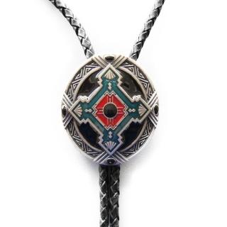 【米蘭精品】現貨+預購 Bolo tie波洛領帶(鍍古銀西部風格圖騰美式領帶男配件74gx36)