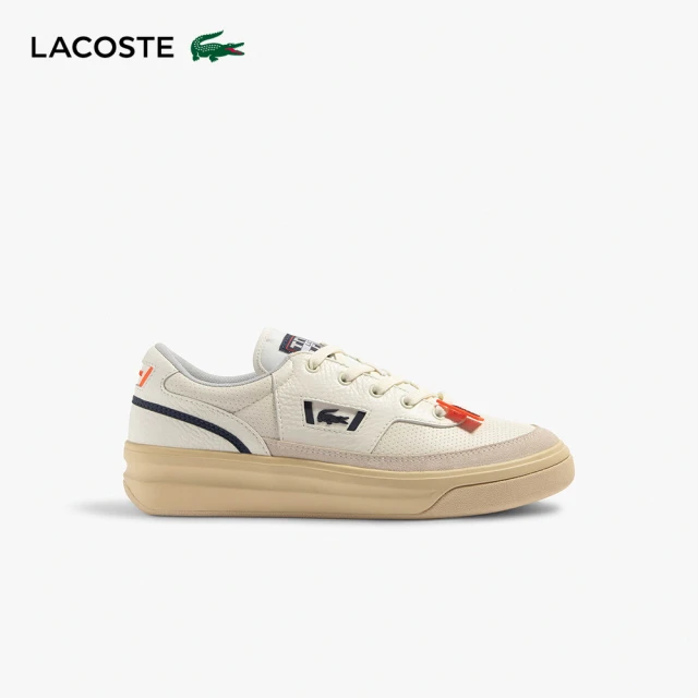 LACOSTE 男鞋-L003跑道紡織運動鞋(橘色) 推薦