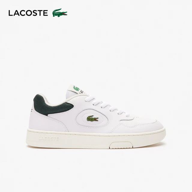 LACOSTE 女鞋-Lineset 皮革運動鞋(白色)好評