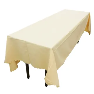 【精準科技】會議桌布香檳色 會議桌巾 展示布 會場佈置 長桌布 市集桌布 蓋巾 裝飾桌布(550-FT18060FCC)