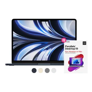 【Apple】Parallels Desktop 19★MacBook Air 13.6吋 M2 晶片 8核心CPU 與 8核心GPU 8G/256G SSD