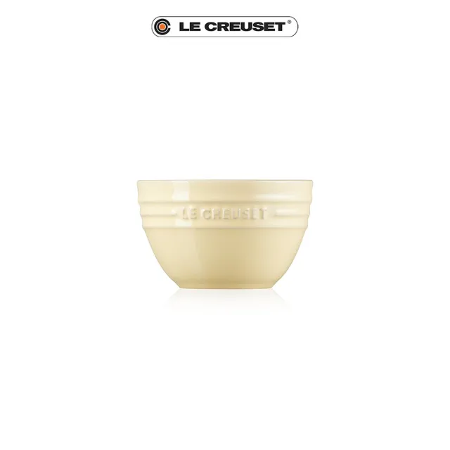 【Le Creuset】瓷器韓式飯碗10cm(奶油黃)