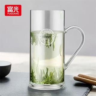 【FUGUANG 富光】廣口泡茶玻璃杯(茶杯 咖啡杯 茶水杯 泡茶杯 玻璃杯 辦公杯 家用杯 水杯)