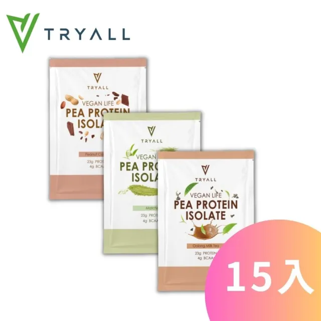 【TRYALL】分離豌豆蛋白隨手包30g*15入