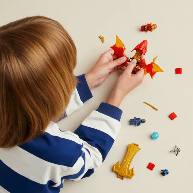 【LEGO 樂高】旋風忍者系列 71801 赤地的升龍攻擊(忍者積木 兒童玩具)