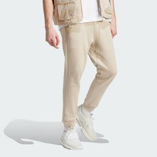 【adidas 愛迪達】運動長褲 抓絨 男(IB6160)