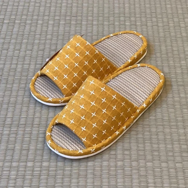 IKEHIKO 日本製造 詩織藺草拖鞋 純正刺子工藝 透氣清爽