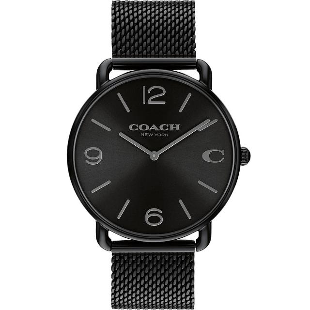 【COACH】C字米蘭帶男錶-黑/41mm 送禮 禮物 推薦(CO14602651)