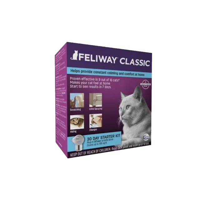 【FELIWAY費利威】法國貓咪費洛蒙插電組-48ml(費洛貓/穩定貓咪情緒/多貓好朋友)