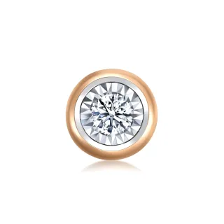 【點睛品】Daily Luxe 14分 炫幻星光 18K金鑽石耳環(單只)