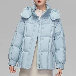 【巴黎精品】現貨+預購 真羽絨90%鴨絨羽絨外套羽絨衣夾克(純色保暖簡約連帽女外套6色a1dj43)