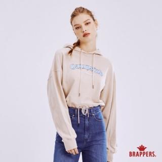 【BRAPPERS】女款 campside印花連帽上衣(卡其)