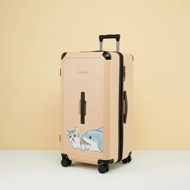 【mofusand】貓福珊迪28吋旅行箱(2色可選 2年保固 行李箱 海關鎖 雙排飛機輪)