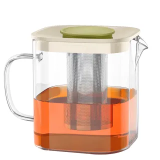 【AHOYE】1000mL耐熱玻璃泡茶壺(茶具茶壺 茶壺 泡茶壺 玻璃茶壺)