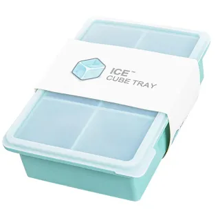 【AHOYE】食品級矽膠副食品分裝盒 6格(製冰盒 寶寶餐具 矽膠保鮮盒)