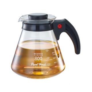【生活King】寶馬牌膠柄耐熱玻璃壺/泡茶壺/咖啡壺(800ml)
