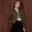 【Jessica Red】休閒時尚百搭天絲棉拉鏈短外套R35007（綠）