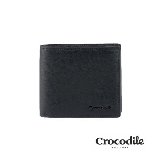 Crocodile 皮夾 短夾 男生錢包 雙鈔 RFID Aston奧斯頓系列-0103-11405-鱷魚皮件(新品上市)