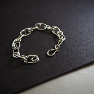 【mittag】pin bracelet_別針手鍊(中性手鍊 男生手鍊 男生禮物 循環經濟 環保綠色金屬)