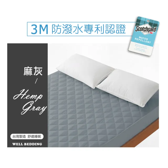 【這個好窩】台灣製 防潑水專利鋪棉床包式保潔墊-特大6X7尺(180x210cm)