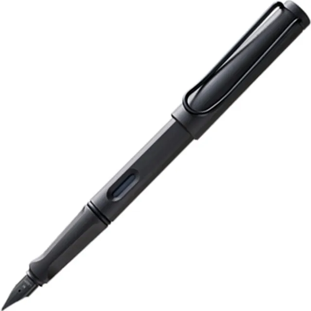 【LAMY】SAFARI 狩獵系列 鋼筆 多色任選(透明/藍/紅/黑炭/黃/亮白/亮黑)