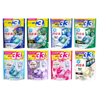 【P&G】日本原裝 4D 洗衣球膠囊 3入(33/36/39 六款任選/平行輸入)