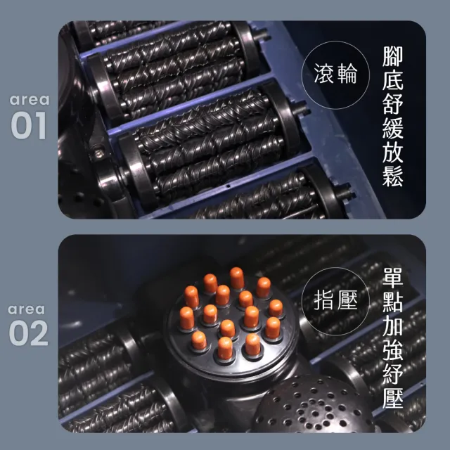 【福利品】日本DALE達樂鏡面全自動高桶按摩泡腳機/足浴機(電動滾輪按摩/氣泡SPA/觸控ABF-115)