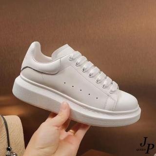 【JP Queen New York】休閒百搭情侶真皮厚底休閒鞋(多款可選)