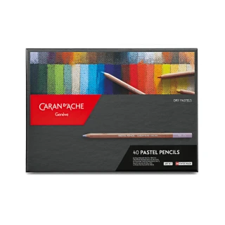【CARAN dACHE 瑞士卡達】專家級粉彩鉛筆 40色 /盒 788.340