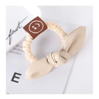 【HERA 赫拉】皮質蝴蝶結髮圈髮繩 H111040801(髮飾 髮圈)