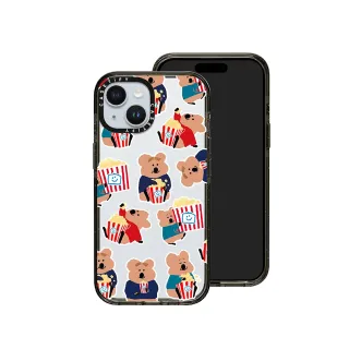 【Casetify】iPhone 15 耐衝擊保護殼-爆米花短尾矮袋鼠(支援無線充電)