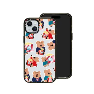 【Casetify】iPhone 15 Plus 耐衝擊保護殼-爆米花短尾矮袋鼠(支援無線充電)