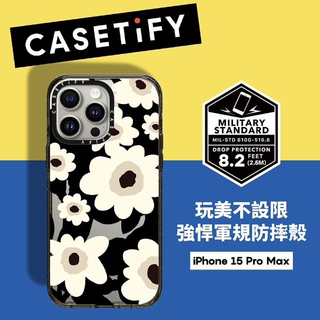 【Casetify】iPhone 15 Pro Max 耐衝擊保護殼-罌粟花(支援無線充電)