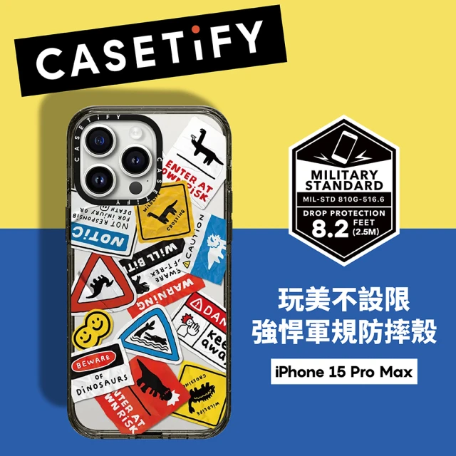 Casetify iPhone 14 Pro 耐衝擊透黑-飛