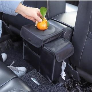 【May Shop】車泊露營必備 垃圾桶汽車懸掛式可折疊防水儲物收納桶車用置物袋