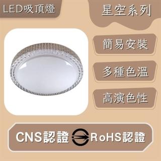【彩渝】LED 吸頂燈 80W 星空(星點 星鑽 高光效 客廳燈 臥室燈具 房間燈)