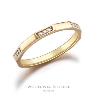 【WEDDING CODE】14K金 7分鑽石女戒 3441玫(天然鑽石 99購物節 情人節 禮盒)