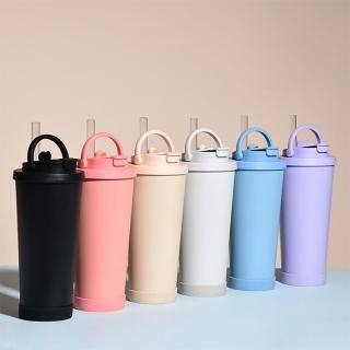 【JOEKI】環保保溫杯 830ml 保溫杯-CC0509(環保杯 手搖飲杯 吸管保溫杯)
