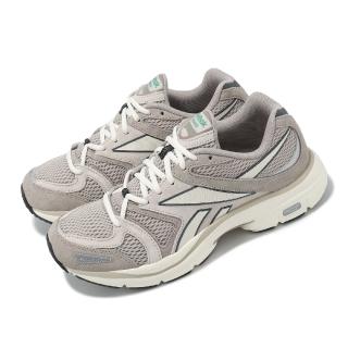 【REEBOK】休閒鞋 Premier Road Plus VI 男鞋 女鞋 米白 棕 麂皮 反光 老爹鞋 情侶鞋(100074091)