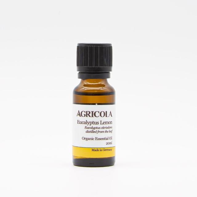 【AGRICOLA 植物者】檸檬尤加利精油20ml/歐盟有機認證(德國原裝進口 純植物萃取天然擴香)