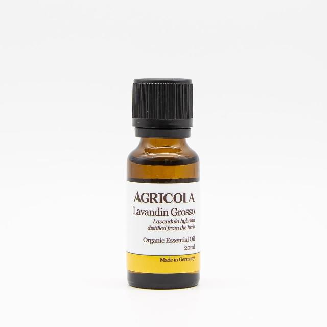 【AGRICOLA 植物者】葛羅索醒目薰衣草精油20ml/歐盟有機認證(德國原裝進口 純植物萃取 天然擴香)