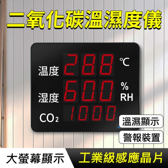 精力工業 co2溫度濕度監測儀 co2溫濕度顯示計 LEDC
