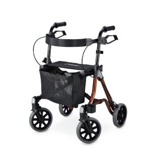 【助步車】TAiMA古典棕 S號(#腳骨折助行器#出行單腳#助步器腿負傷殘障者#走路輔助醫用助行車)