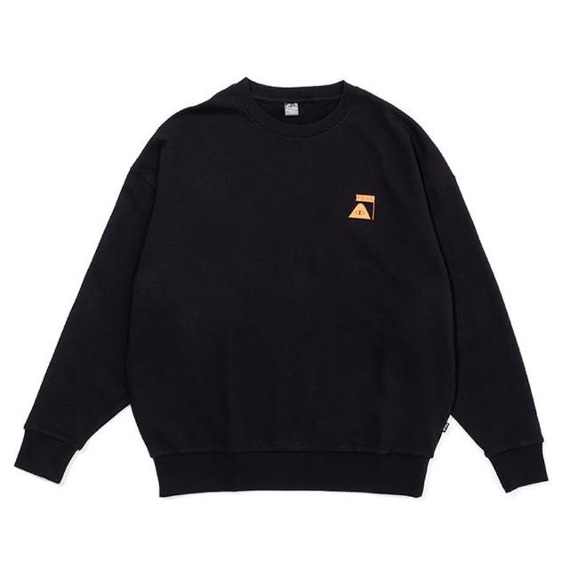 【POLER STUFF】日本限定 SUMMIT CREW /厚寬版大學TEE /休閒上衣(黑)