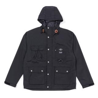 【POLER STUFF】日本限定 60/40 MOUNTAIN PARKA 全天候山系派克大衣 / 防水、防風、透氣大衣(黑色)