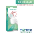 【MOTEX 摩戴舒】韓版4D立體醫療用口罩 魚型口罩(純淨白 10片/盒)
