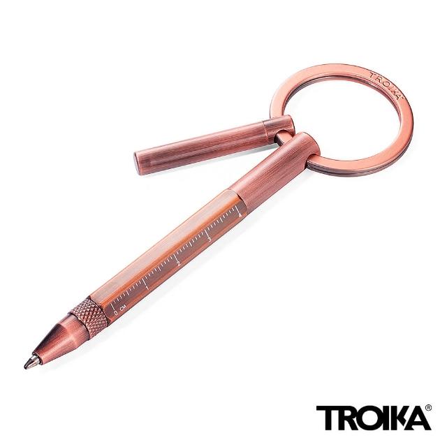 【Troika】母親節禮物 胎紋測量功能筆 #隨身工具筆(原子筆+尺+螺絲起子+胎紋測量+鑰匙圈)