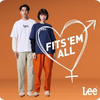 【Lee】男女同款 休閒褲 / 腰帶可調 寬褲 共4色 男女共版/ UNGENDER 系列(LB320005)