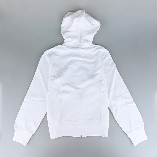 【Comme Des Garcons CDG】Comme Des Garcons Play愛心刺繡LOGO連帽外套(白x紅/女款)